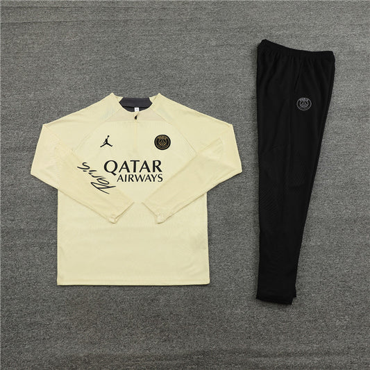 23/24 Jordan x PSG Stone 1/4 Zip Tracksuit