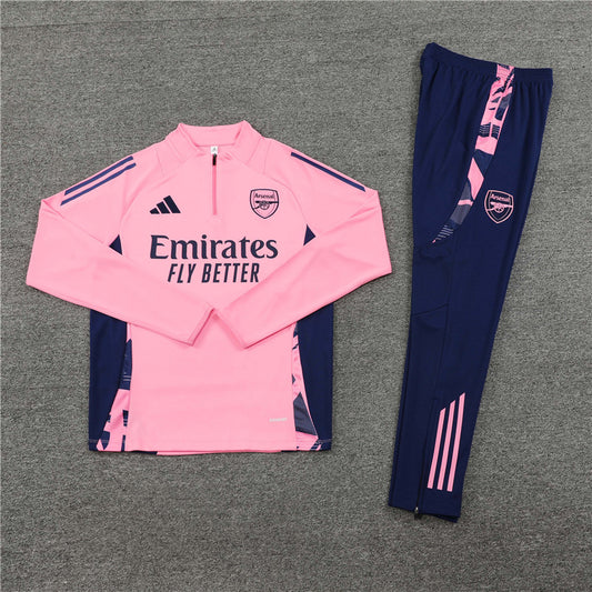 24/25 Arsenal FC Pink 1/4 Zip Tracksuit