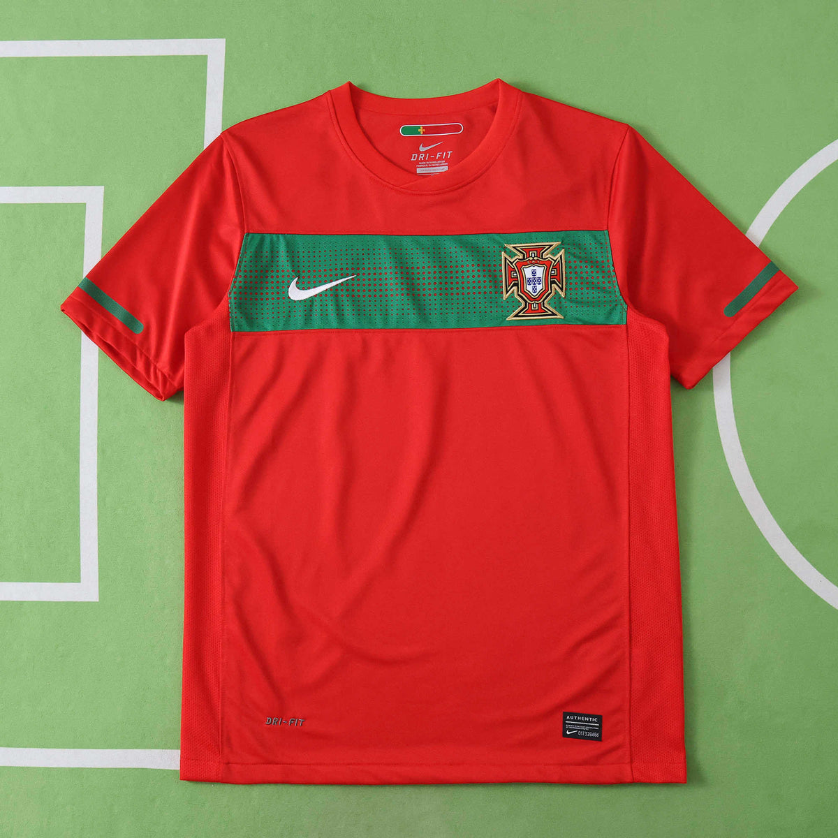2010 Portugal Retro Home Jersey