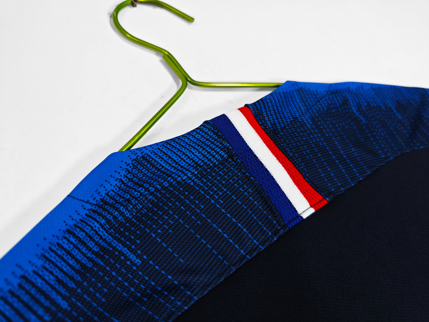 2018 France Retro Home Jersey (Long Sleeve)