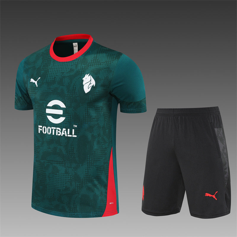 25/26 AC Milan Green Shorts Training Set