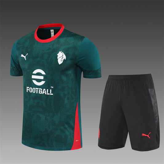 25/26 AC Milan Green Shorts Training Set