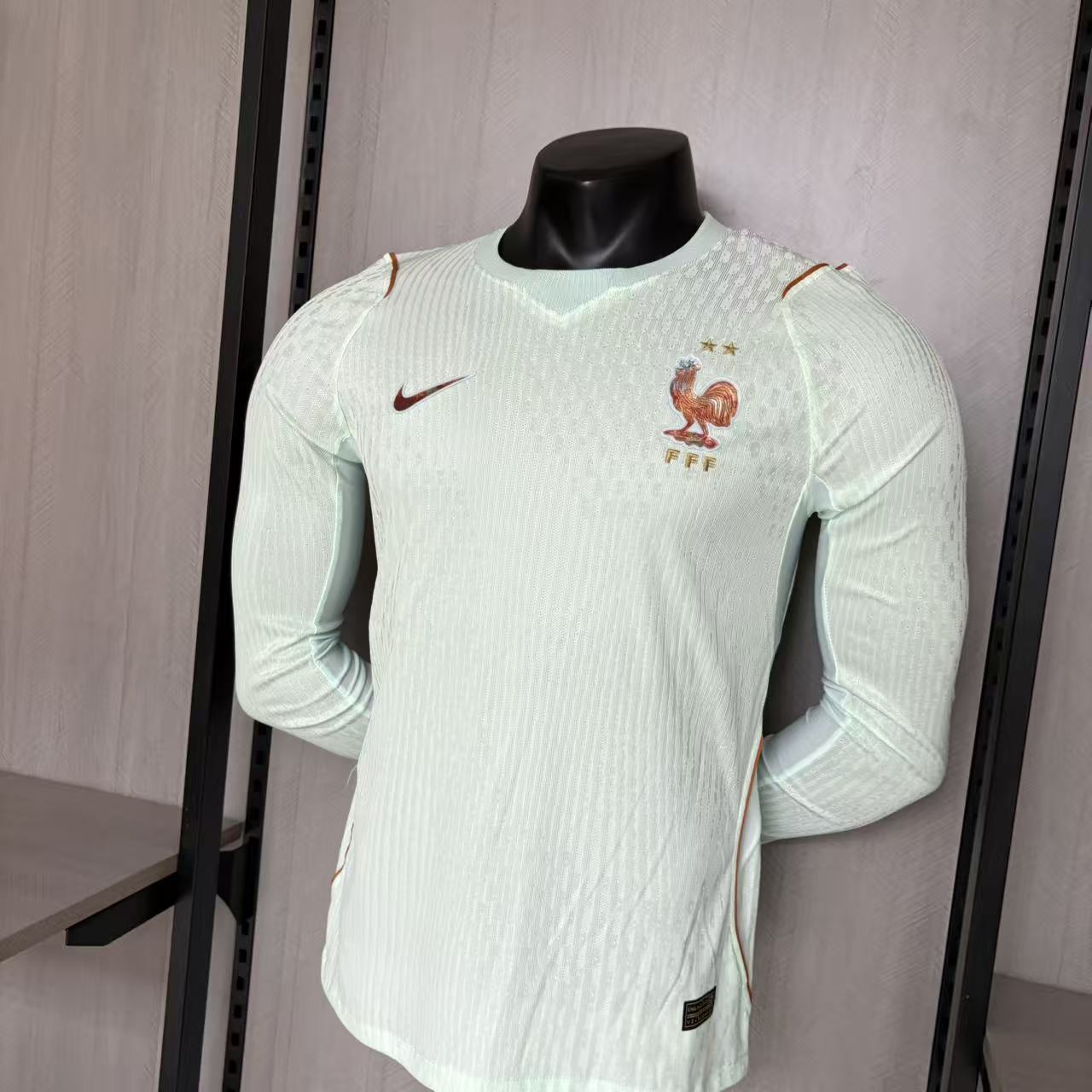 2026 France Away Long Sleeve Jersey (Players Version)
