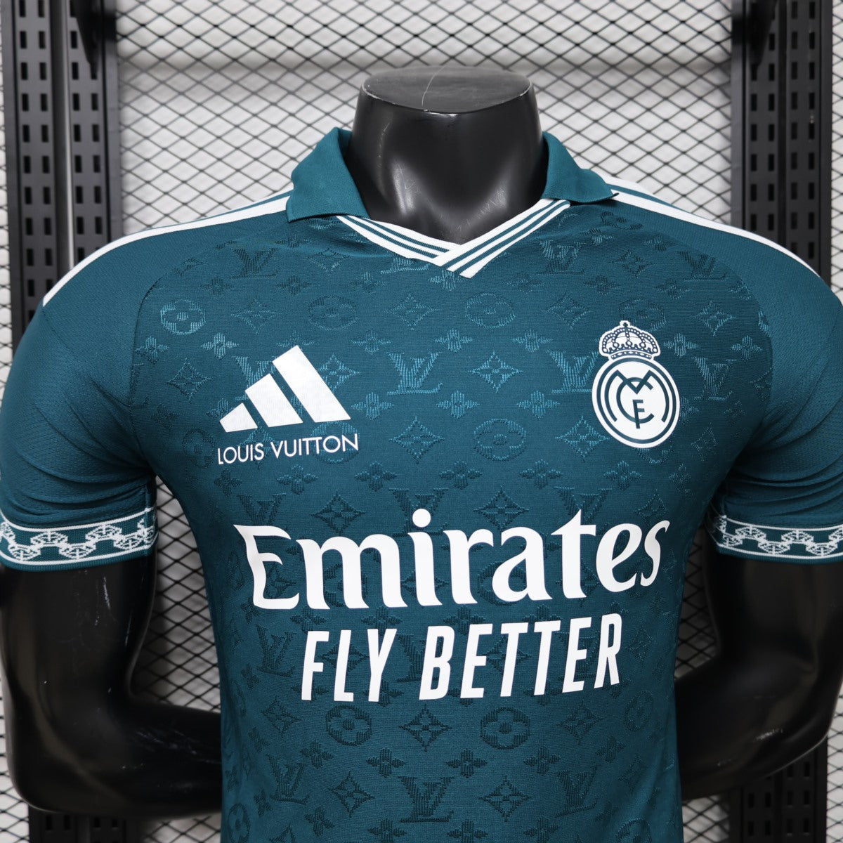 Real Madrid x LV Green Concept Jersey (Players Version)