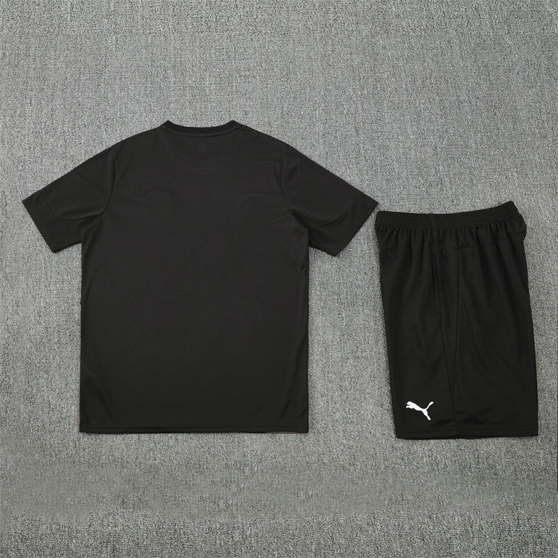 Manchester City Black Shorts Training Set