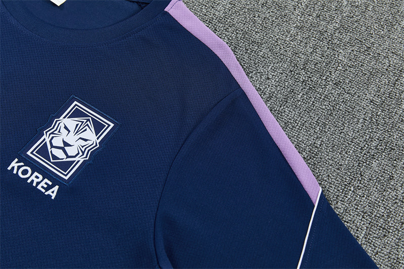 South Korea Blue/Purple Shorts Training Set
