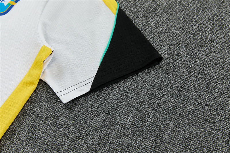 Brazil x Jordan White/Yellow/Black Shorts Training Set
