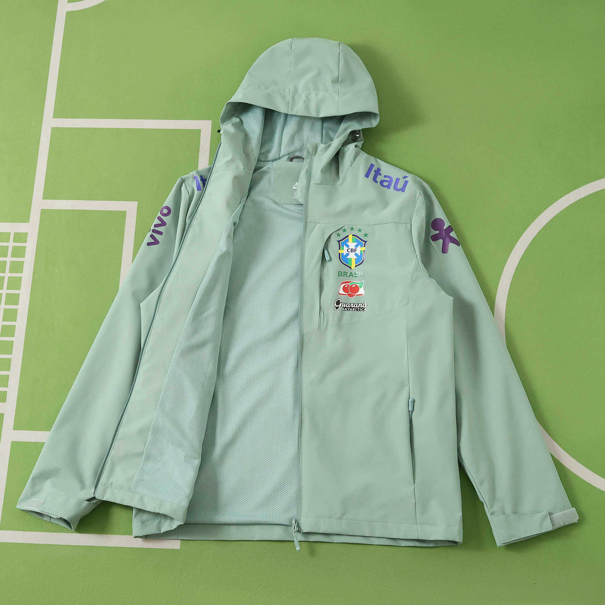 Green Brazil Windbreaker
