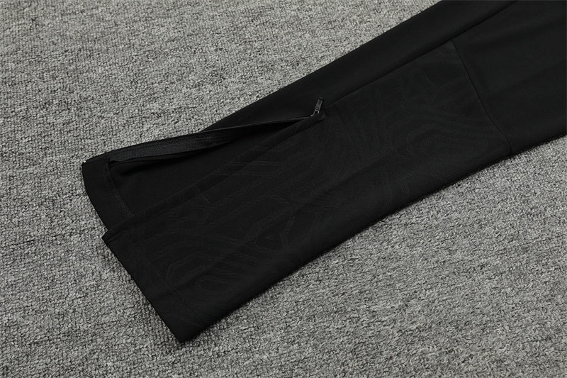 24/25 AC Milan Black 1/4 Zip Tracksuit