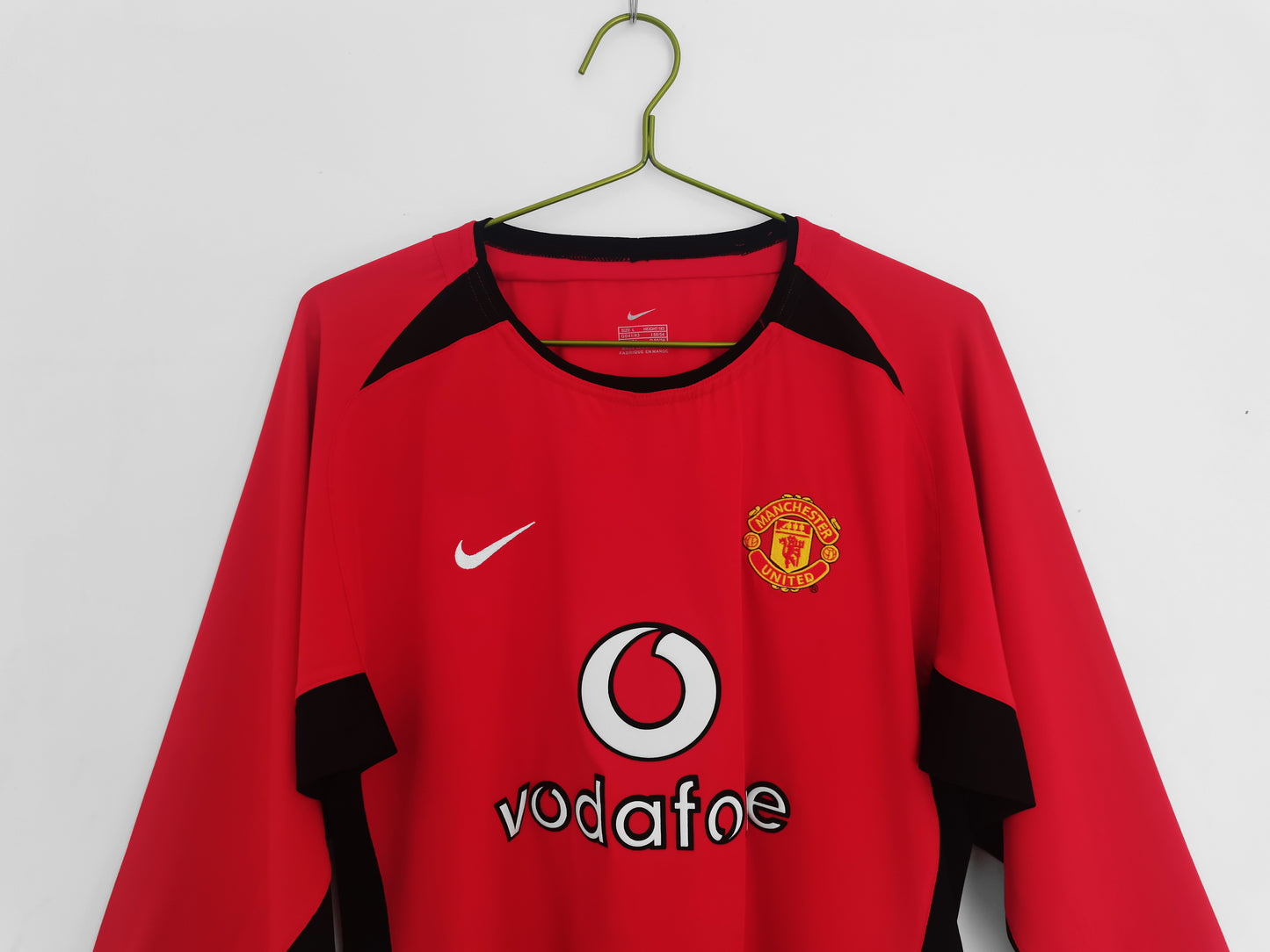 2003/2004 Manchester United Retro Home Jersey (Long Sleeve)