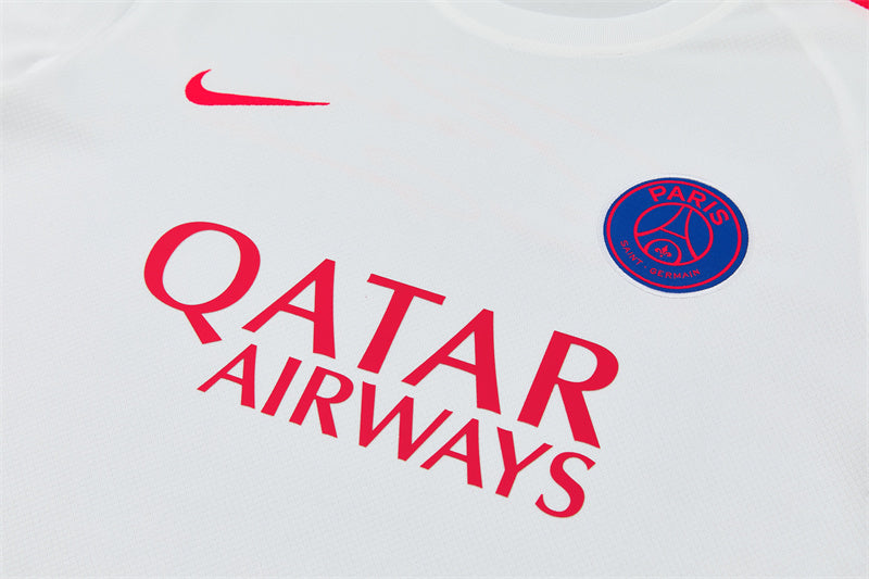 26/27 PSG White/Black/Red Shorts Training Set
