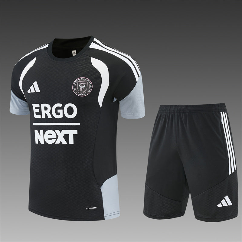 26/27 Inter Miami Black/Grey Shorts Training Set