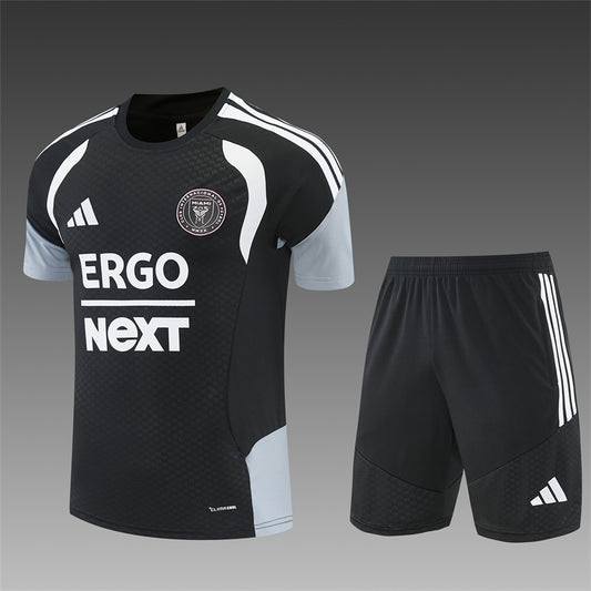 26/27 Inter Miami Black/Grey Shorts Training Set