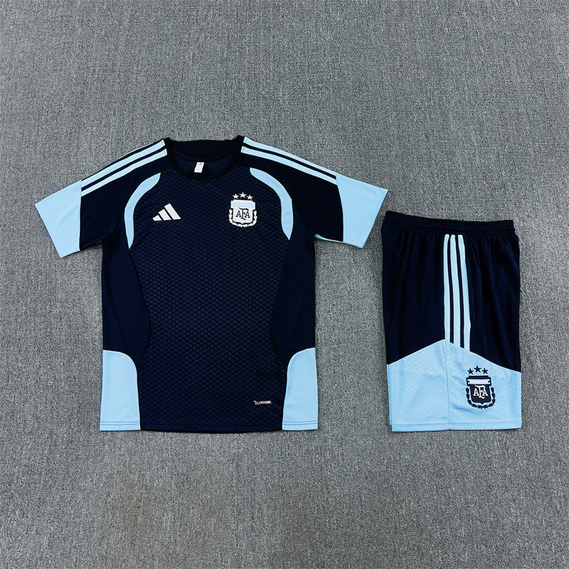 Argentina Dark Blue Shorts Training Set