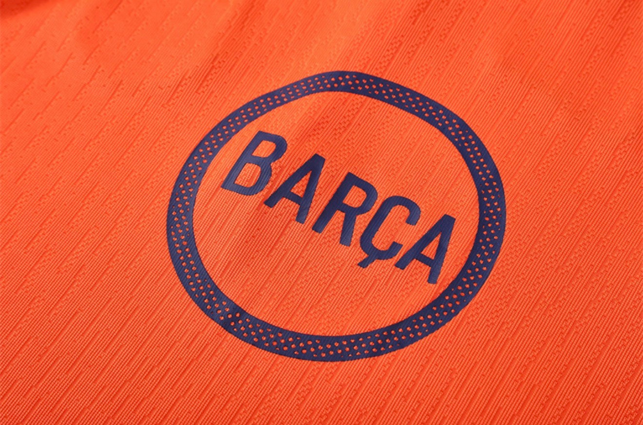 25/26 FC Barcelona Orange T90 1/4 Zip Tracksuit