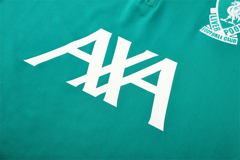 25/26 Liverpool FC Green 1/4 Zip Tracksuit