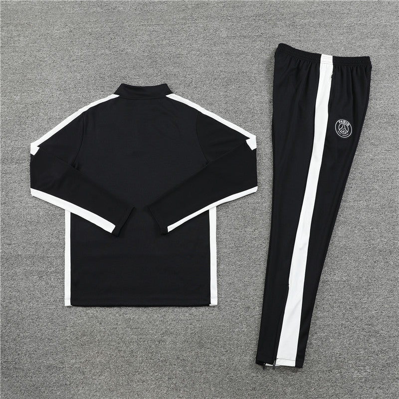 23/24 PSG Black 1/4 Zip Tracksuit