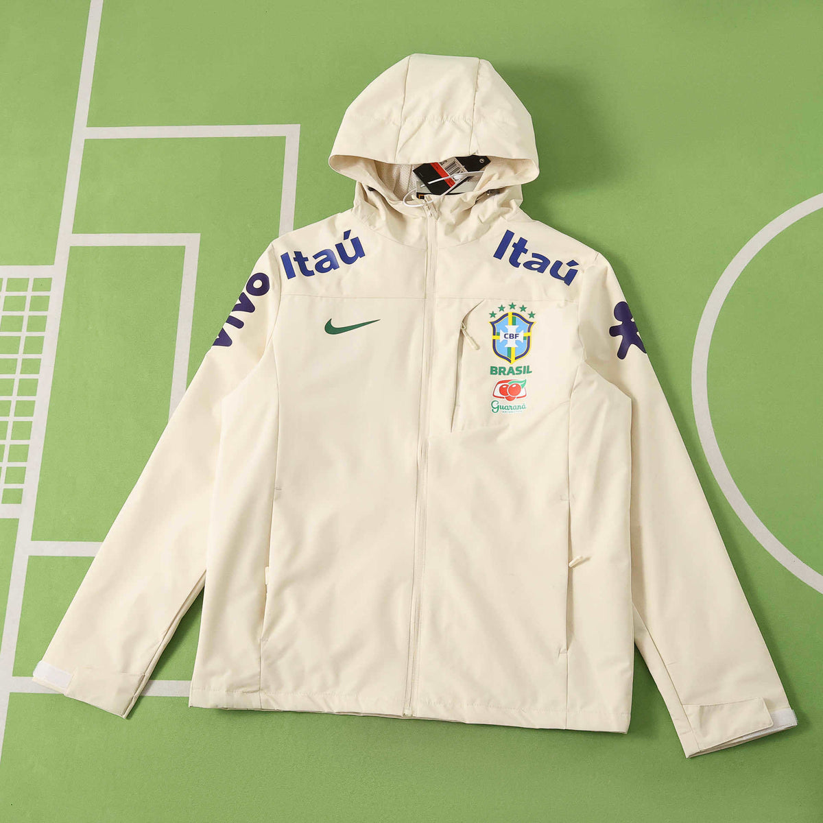 Cream Brazil Windbreaker
