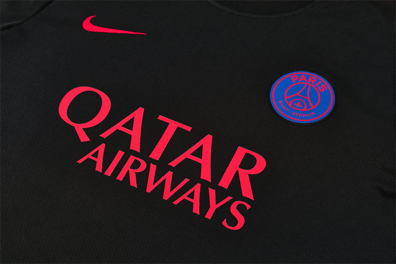 26/27 PSG Black/Red Shorts Training Set