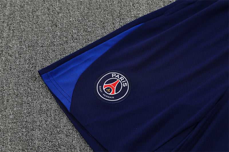 25/26 PSG Grey/Blue Shorts Training Set
