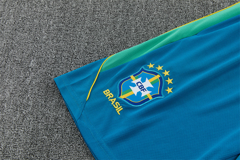 Brazil Aqua Blue Shorts Training Set