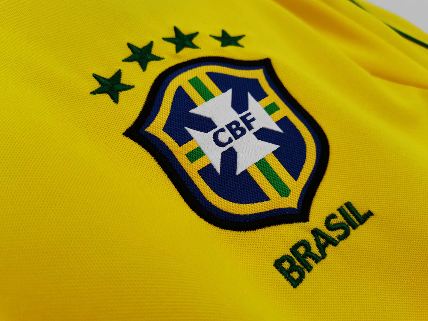 1998 Brazil Retro Home Jersey