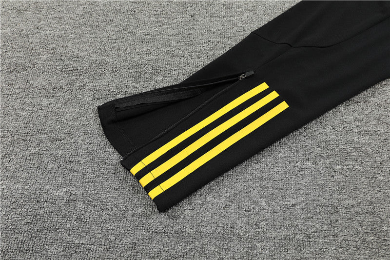 23/24 Olympic Lyon Black 1/4 Zip Tracksuit