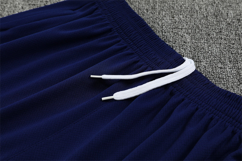 25/26 PSG Grey/Blue Shorts Training Set