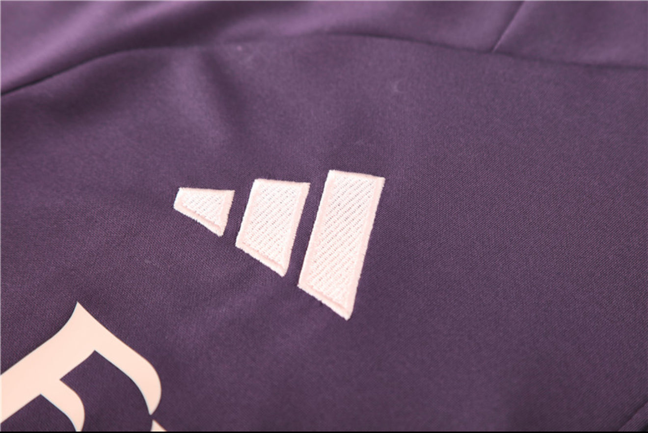 24/25 Arsenal FC Purple 1/4 Zip Tracksuit