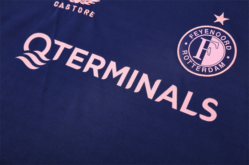 25/26 Feyenoord Blue/Pink Shorts Training Set