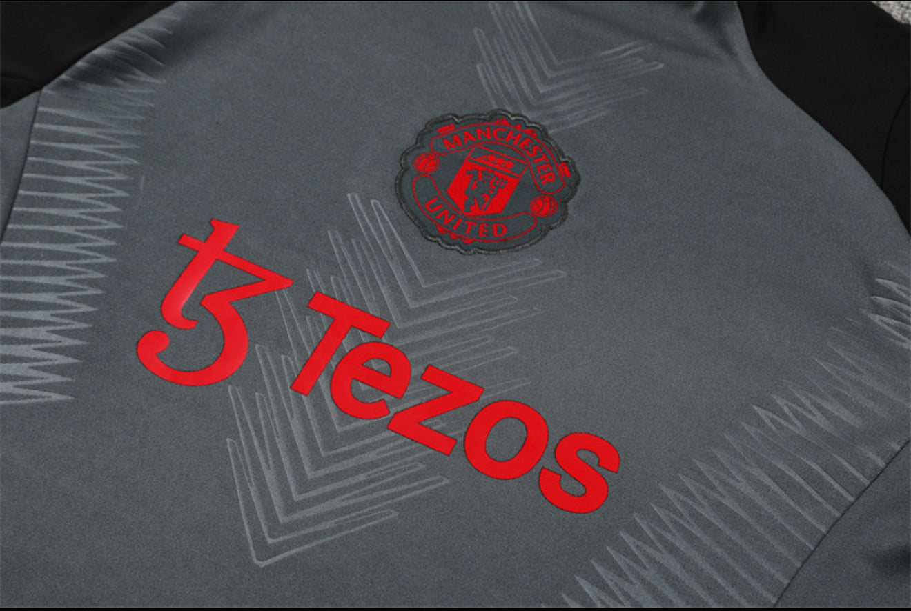 24/25 Manchester United Dark Grey Tracksuit