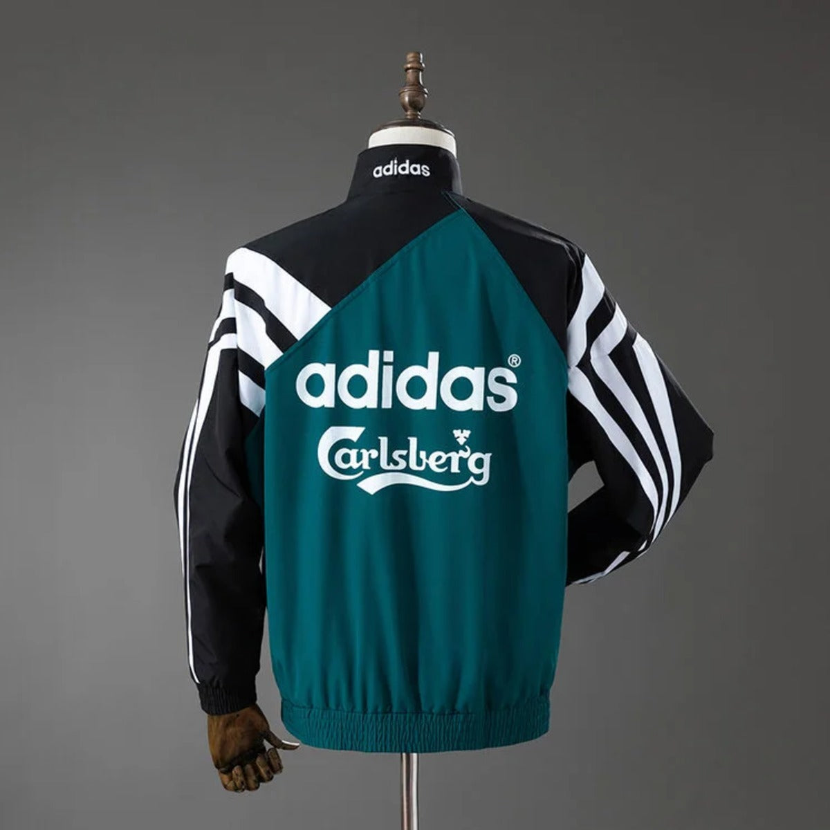 Retro Liverpool Green Windbreaker