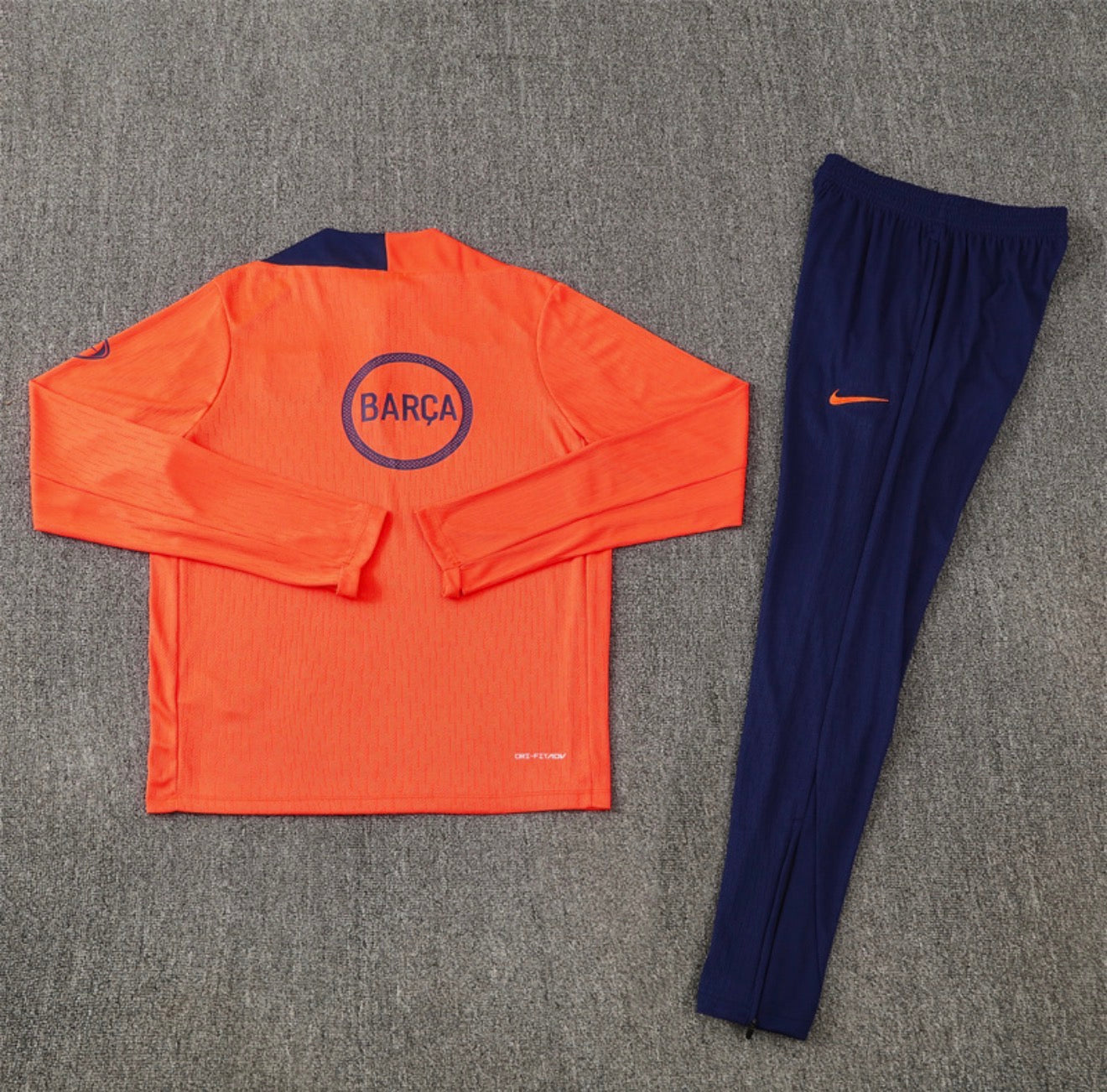 25/26 FC Barcelona Orange T90 1/4 Zip Tracksuit