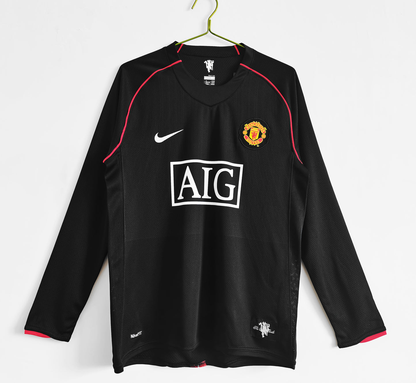 07/08 Manchester United Retro Away Jersey (Long Sleeve)