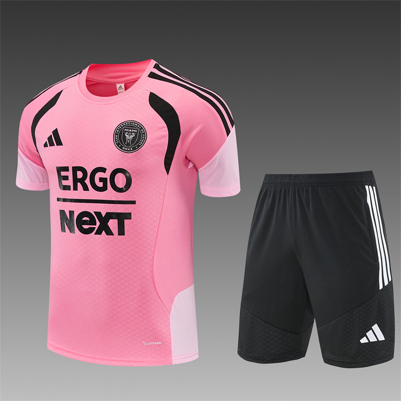 26/27 Inter Miami Pink/Black Shorts Training Set