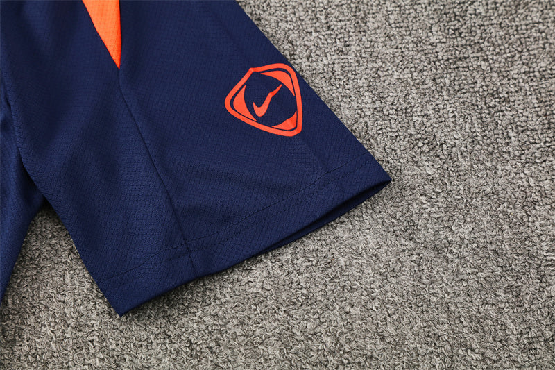 Barcelona T90 Blue Shorts Training Set