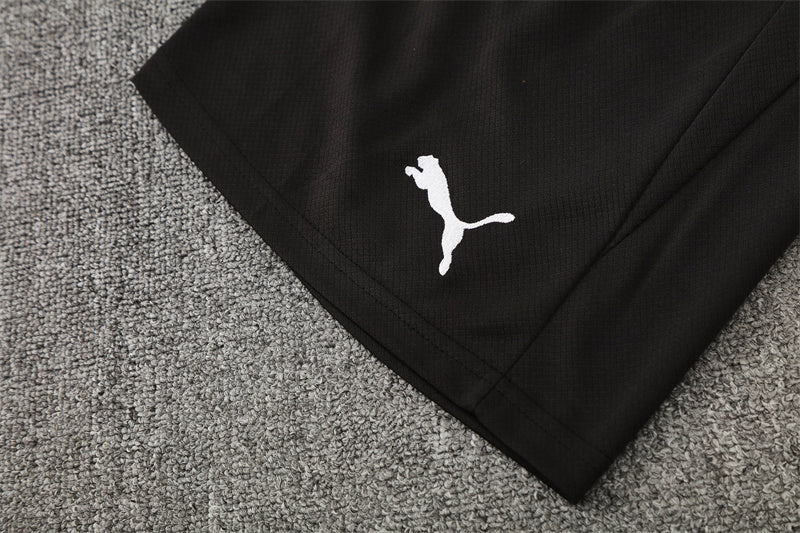 Manchester City Black Shorts Training Set