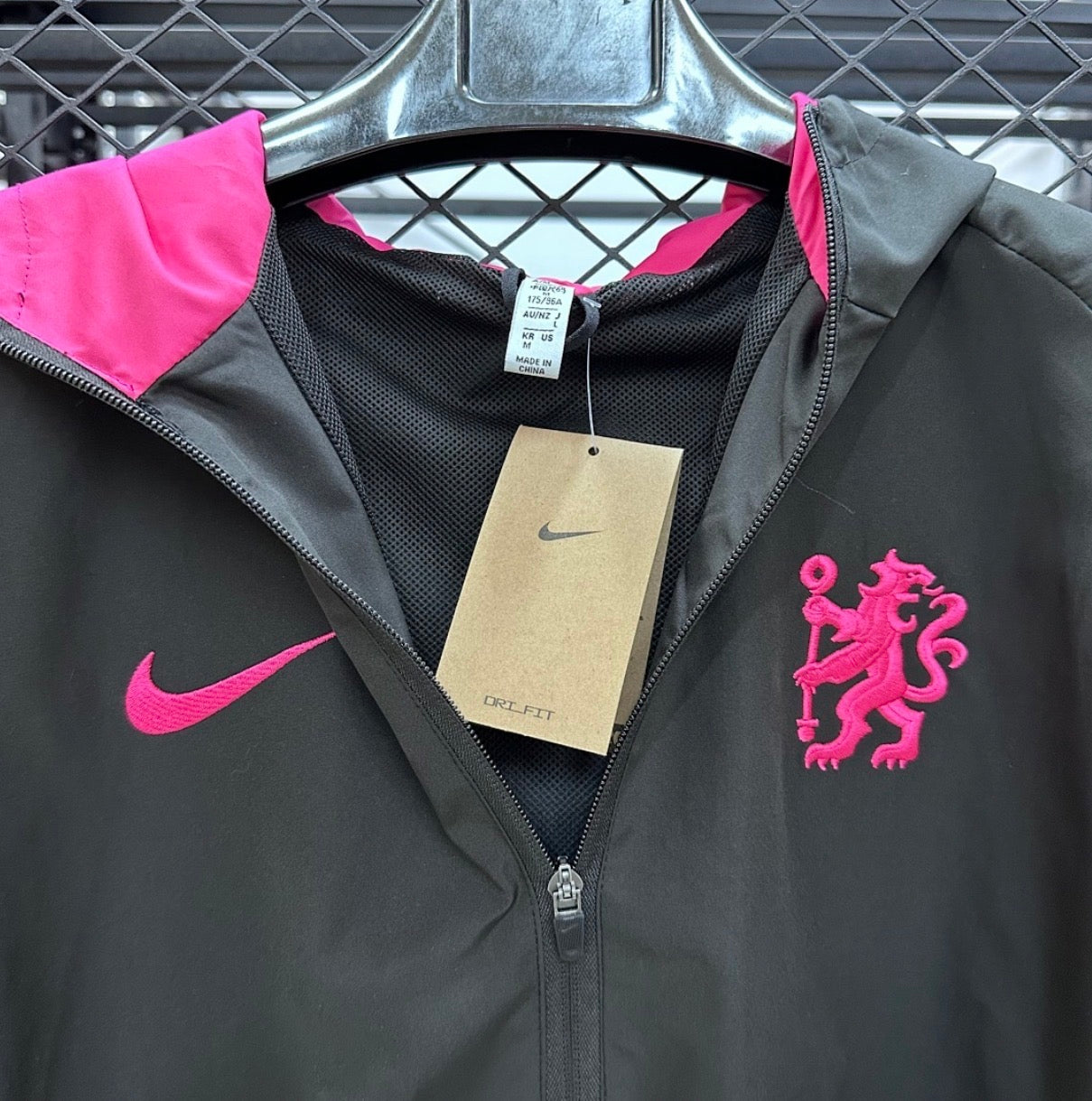 Chelsea Black And Pink Windbreaker