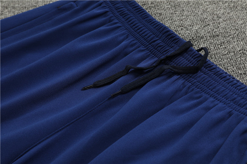2025 Brazil Dark Blue 1/4 Zip Tracksuit