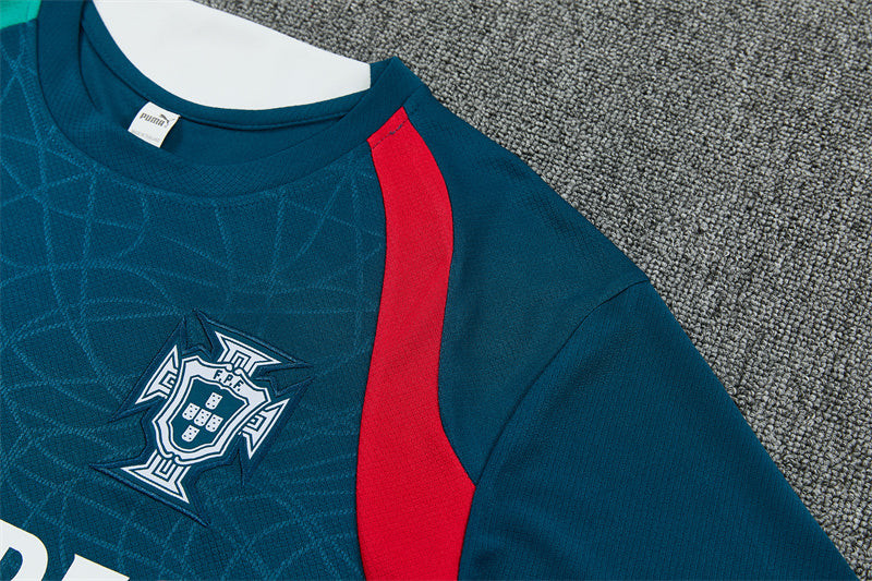 Portugal Dark Green Shorts Training Set