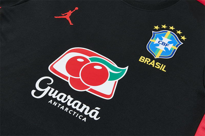 Brazil x Jordan Black/Red Shorts Training Set