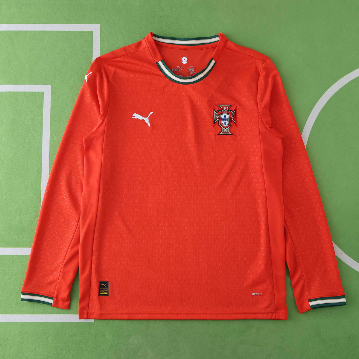 2025 Portugal Home Jersey (Long Sleeved)