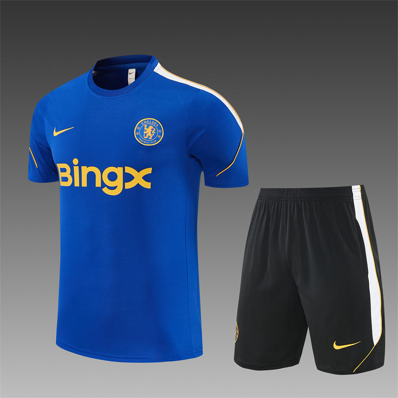 26/27 Chelsea FC Blue/Black Shorts Training Set