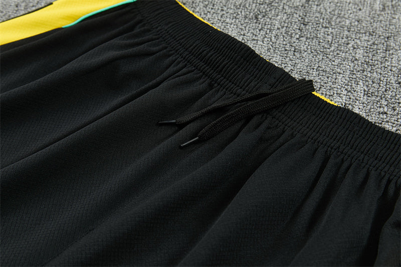 Brazil x Jordan Black/Yellow Shorts Training Set