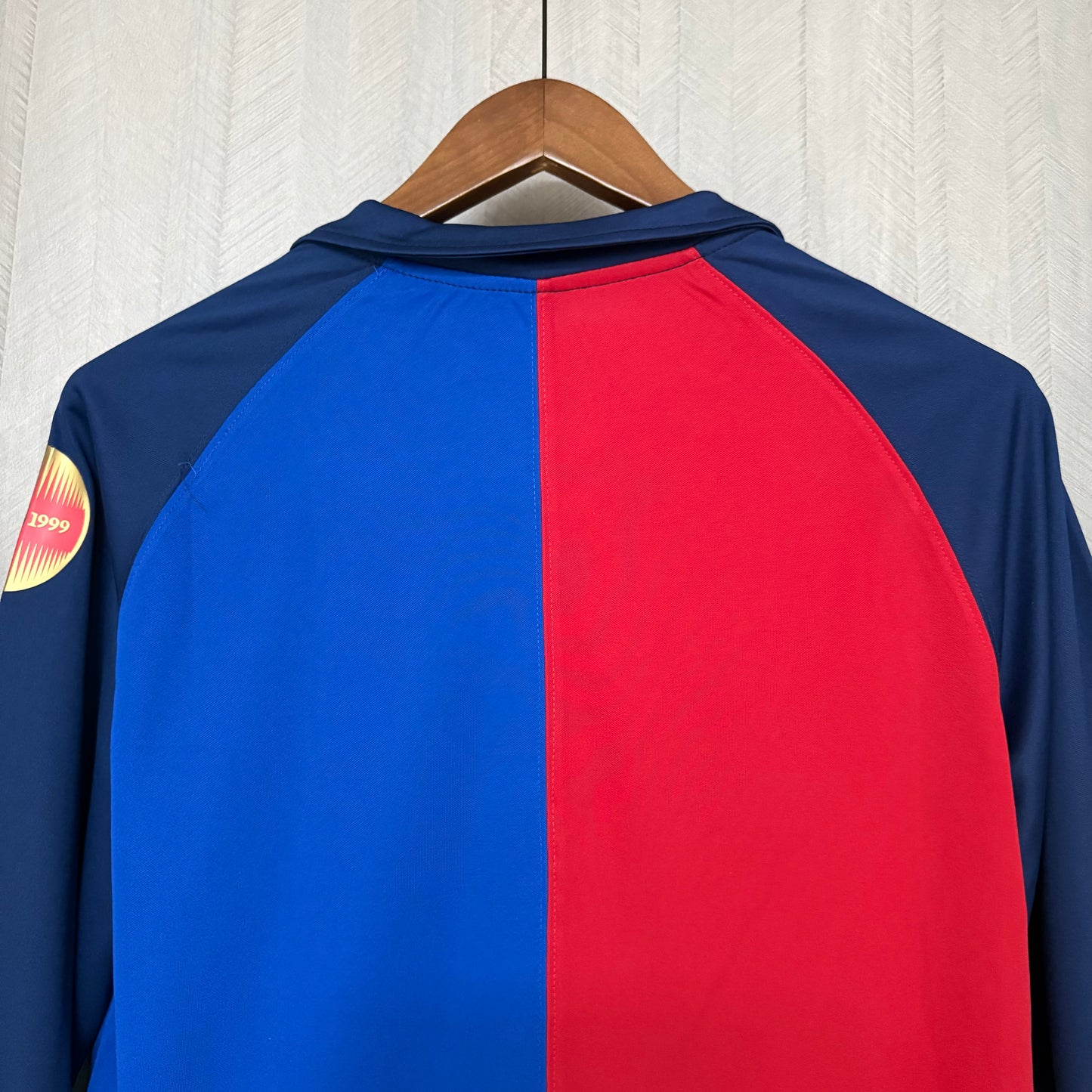 1999/00 Barcelona Retro Home Jersey (Long Sleeve)