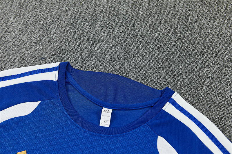 26/27 Juventus Blue/White Shorts Training Set
