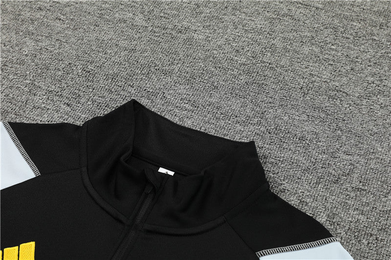 23/24 Olympic Lyon Black 1/4 Zip Tracksuit