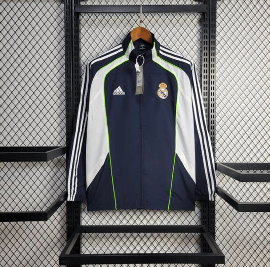 Retro Real Madrid Windbreaker