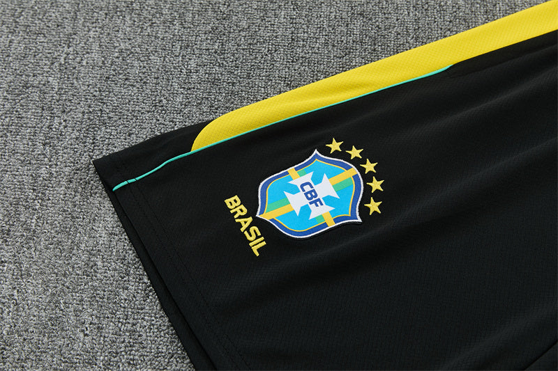 Brazil x Jordan White/Yellow/Black Shorts Training Set