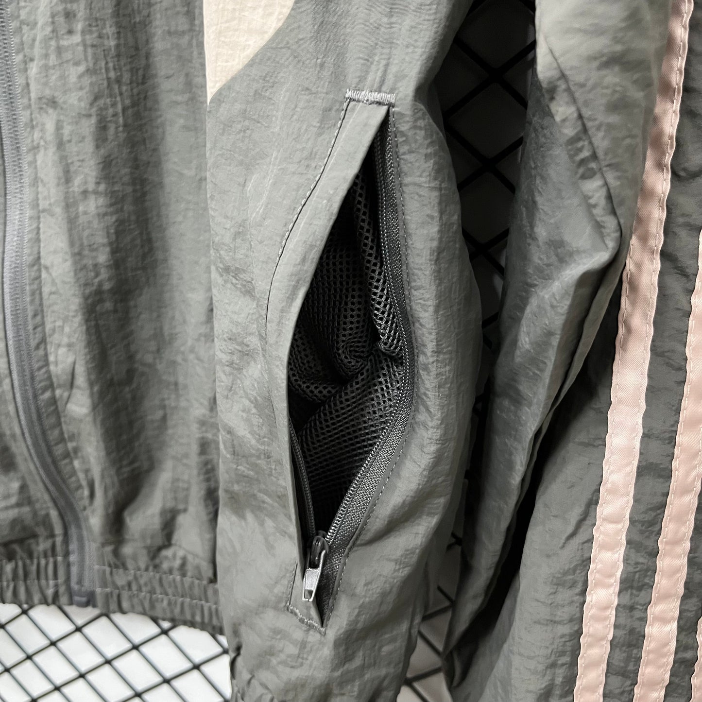 Real Madrid Grey Windbreaker